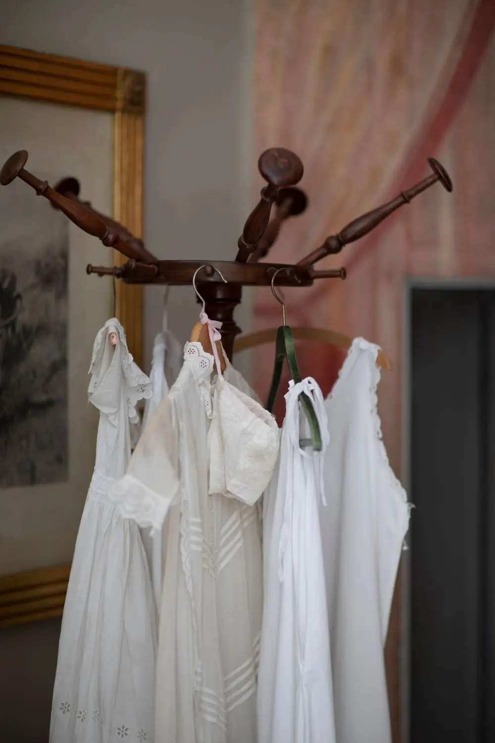 Reference photo 5: white dresses on a coat hanger — ladies tops & dresses we manufacture and export in bulk to France