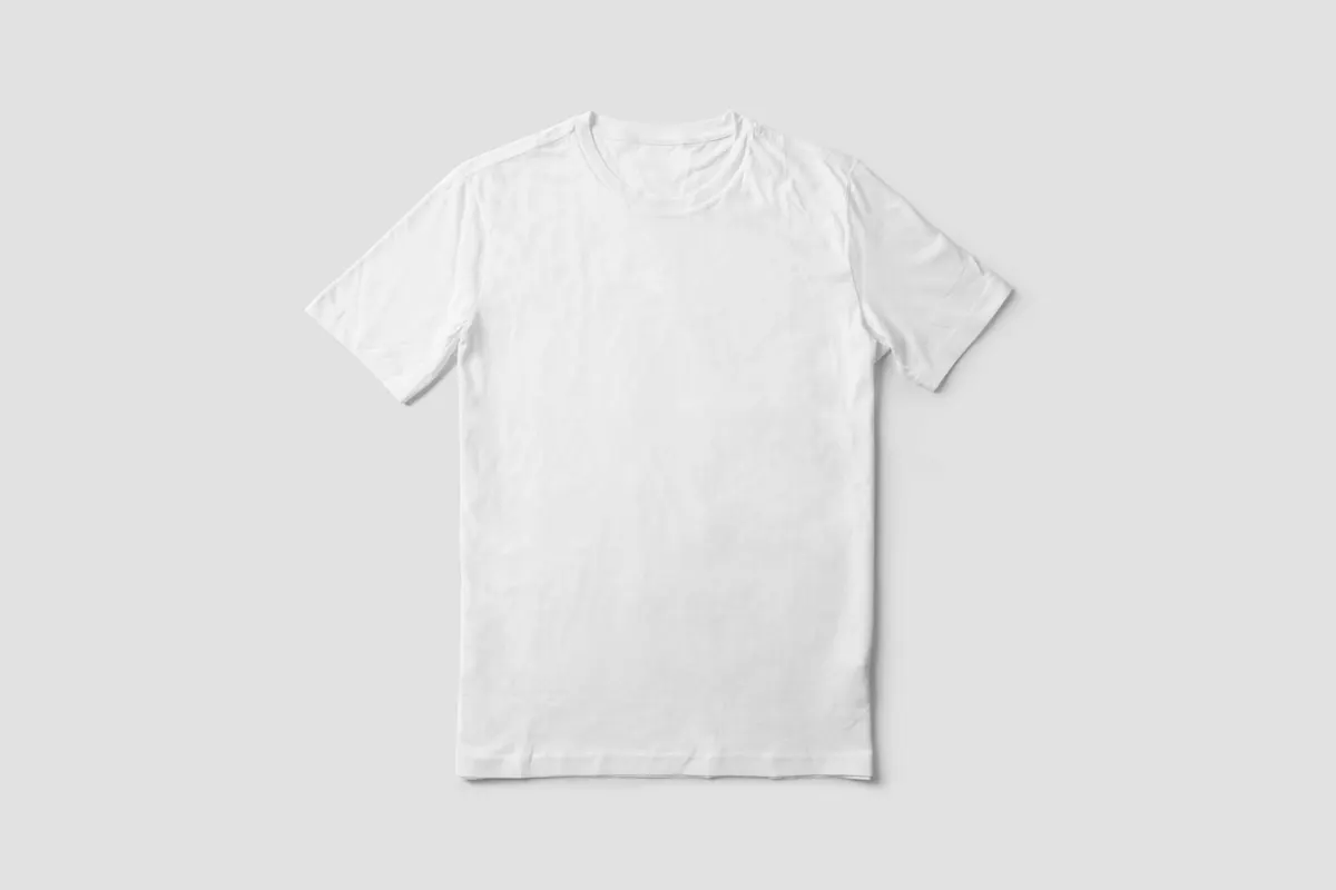 Sportswear & Jerseys: plain white sports shirt, blank for custom printing — reference photo from our export range